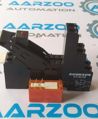 Schrack RT424024 Power Relay With Base RT78726 24 VDC. (Set of 10) - Picture 7 of 8