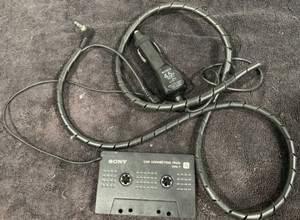 Sony Cassette Car Connecting Pack And Power Adapter Cord For Discman