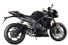 Street Triple 765 Exhaust 2020-2022 SP Diabolus Stainless Stubby Carbon Outlet