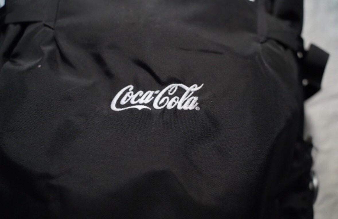 North Face Fall Line Backpack Coca-Cola Logo pre-owned | eBay