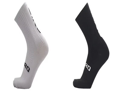 Giro Radsocken Schwarz Weiß - 3 Paar - Gr. 38-45