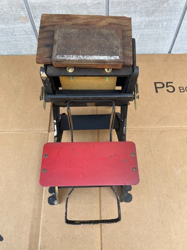 Prensa de impresión de juguetes antigua grande de acero prensado - Coleccionable - Imagen 4 de 10