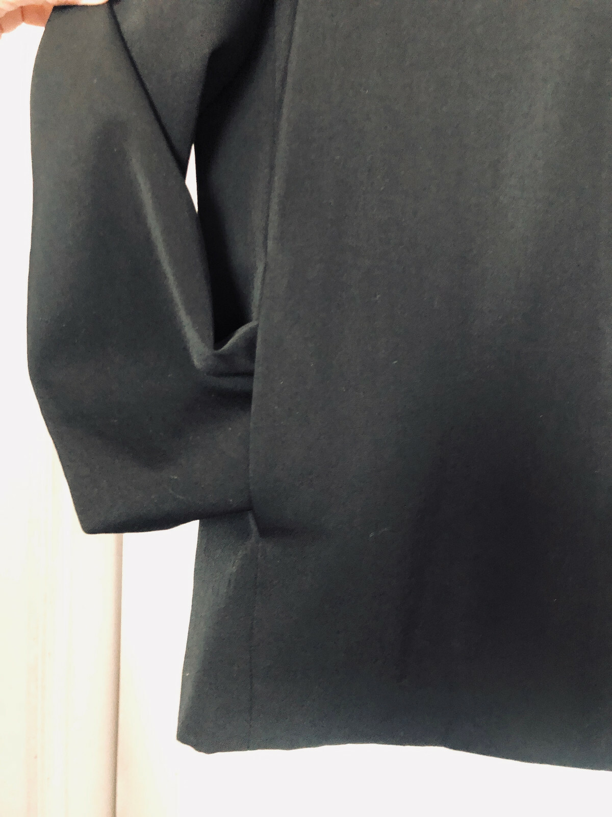 Giacca Vintage Yves Saint Laurent Rive Gauche Alber Elbaz Lana Nera