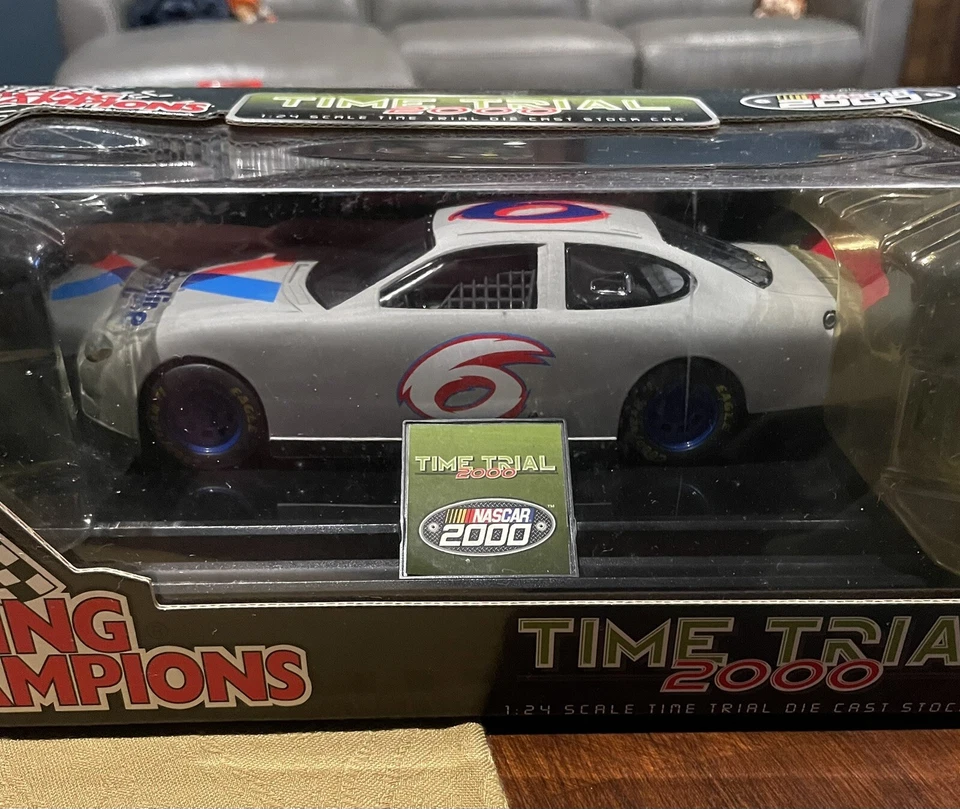 Coche de contrarreloj NASCAR Mark Martin escala 1:34 nunca retirado de la caja de colección 2000 Foto 2 de 4