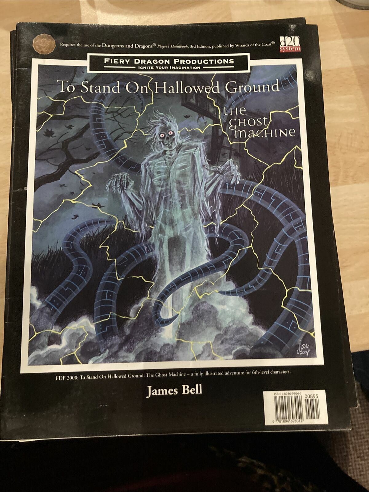D&D 3.0/3.5E D20 To Stand On Hallowed Ground System The Ghost Machine 6/10 Lvl