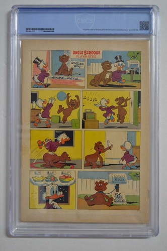 UNCLE SCROOGE #38 CBCS 6.5 1962 Carl Barks cover / art / story - Picture 3 of 3