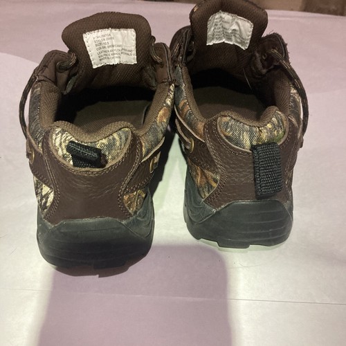 Itasca Waterproof Brown Camo Shoes Mens Size 10.5 Model 2540885 Leather Nylon - Picture 5 of 6