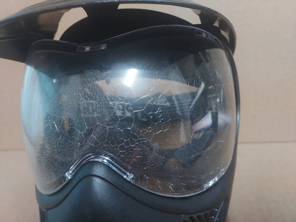 TIPPMANN PAINTBALL头盔带全脸面罩和卡带 — 第 4/4 张图片