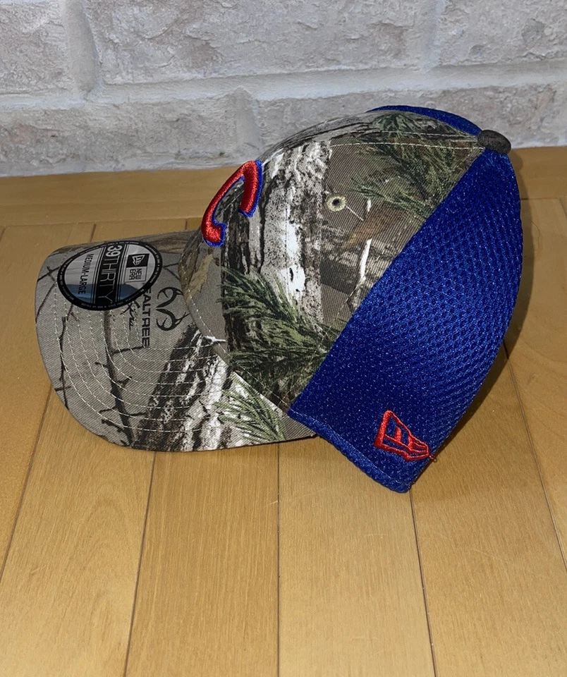 Бейсболка New Era 39Thirty Chicago Cubs на резинке из настоящего дерева средний размер - Изображение 3 из 4