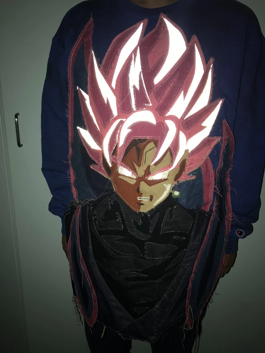 Unique Oversize Handmade Champion Clothing DRAGON BALL Z Goku Sweatshirts  ドラゴンボ | eBay