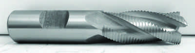 2'' x 2 Shank Cobalt Steel Roughing End Mills - Fine Tooth - Regular Length