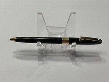 Sheaffer White Dot Black with gold trim Rollerball Pen- Made in USA ( No ink )