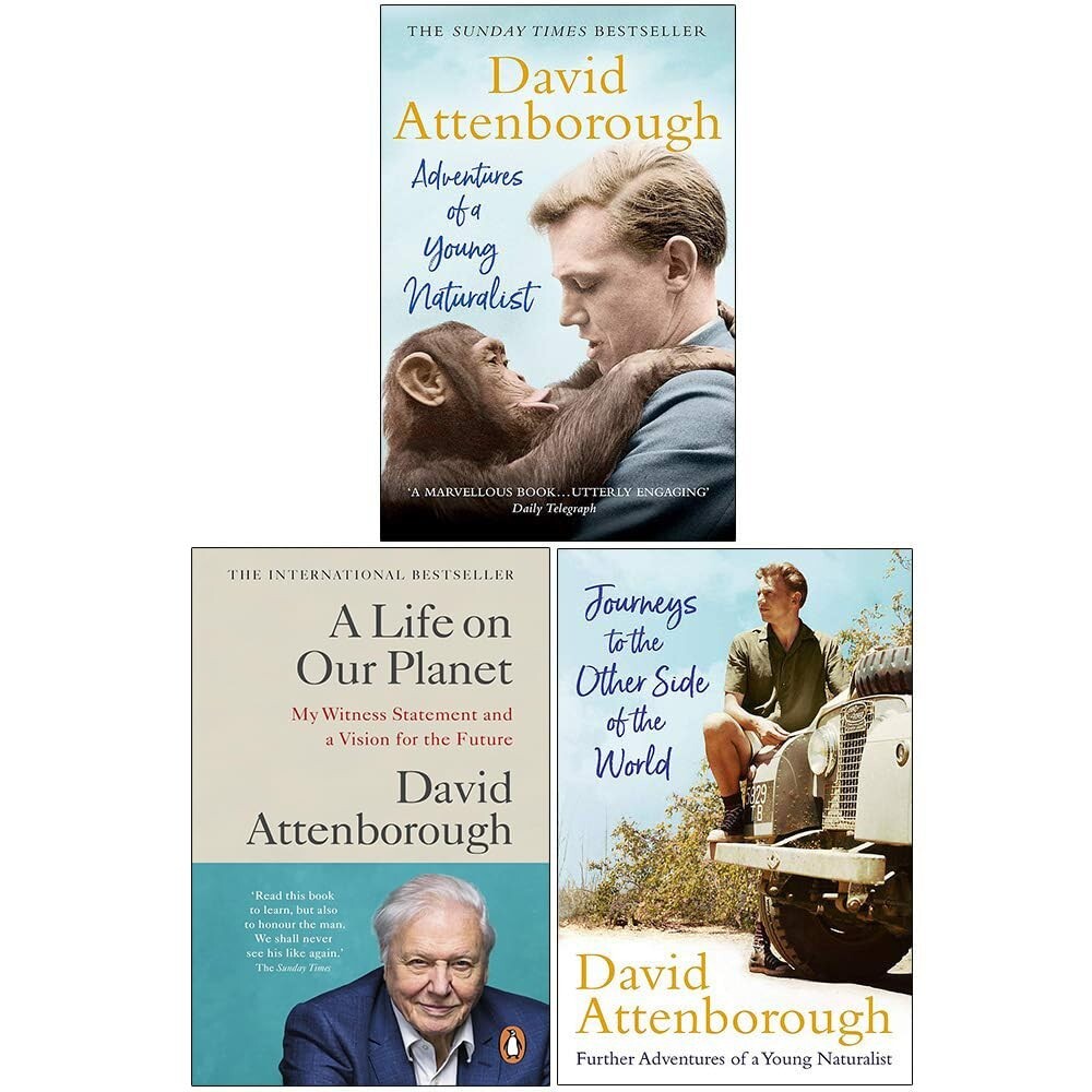 David Attenborough Collection 3 Books Set Journeys to the Other Side