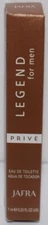 Mens Jafra Legend Prive Mini Eau De Toilette Spray 7ml /.23 Fl Oz NIB ~ #57