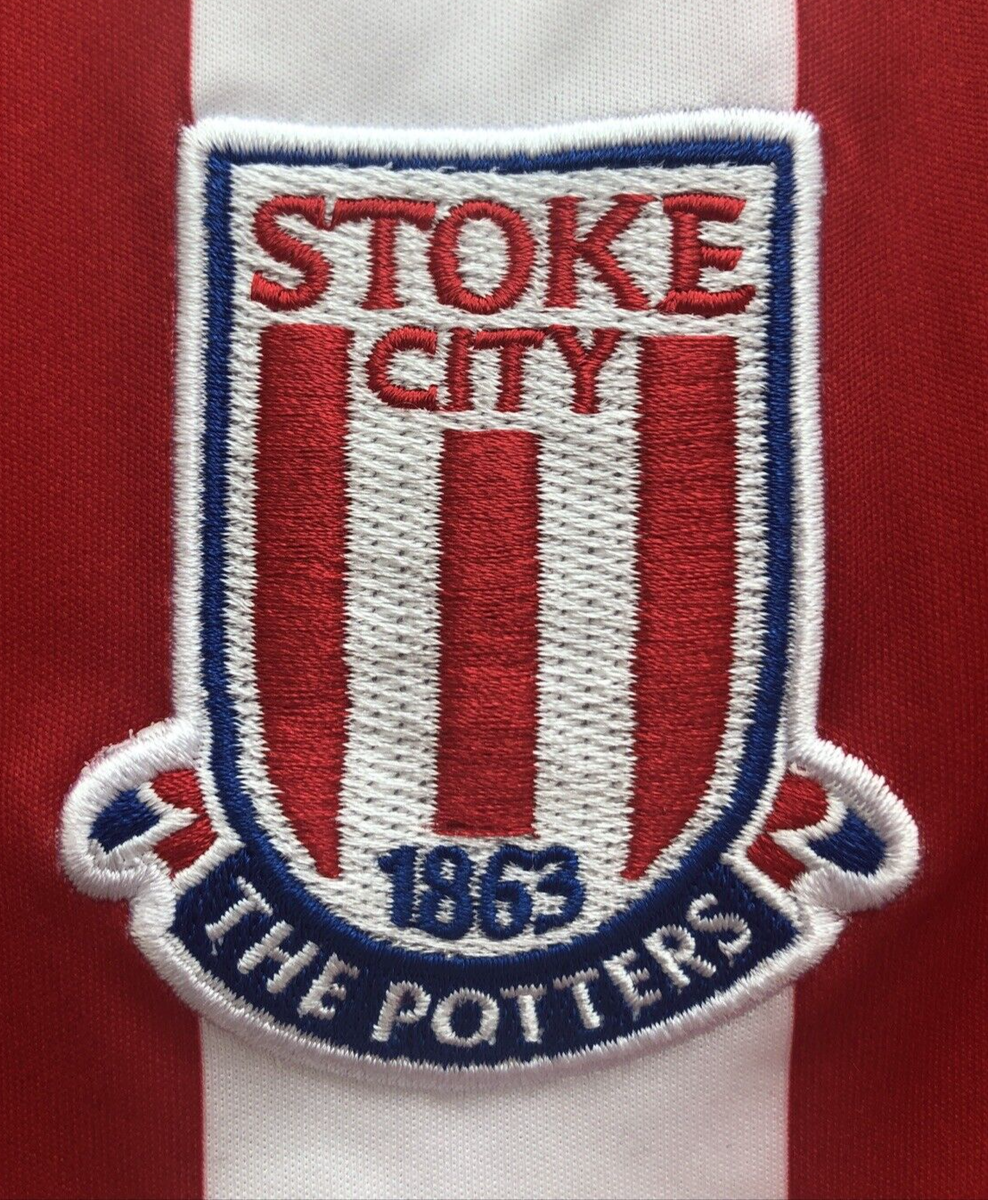 Maillot Stoke City 2014/15 – Warrior – Domicile – Manches Longues – Taille S – Homme
