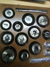 VALVE SEAT & FACE CUTTER SET- 12 PCs SET FOR AUTOMOTIVE INDUSTRIES (WOODEN BOX)