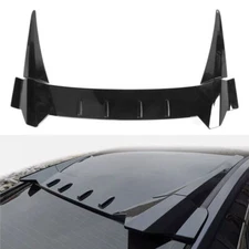 Window Rear Roof Spoiler Fit for Honda Civic 2016-2021 Glossy Black R Style