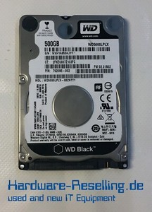 HP WD Black 500GB 7.2K 6G 2,5" SATA III WD5000LPLX-60ZNTT1 792086-002