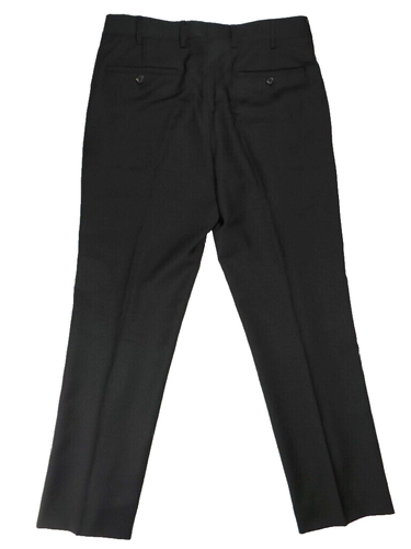 Prada Suit Jacket Pants EU 46 R 36 32/28 Slim Black Pinstripe Italy Office Party - Picture 9 of 20