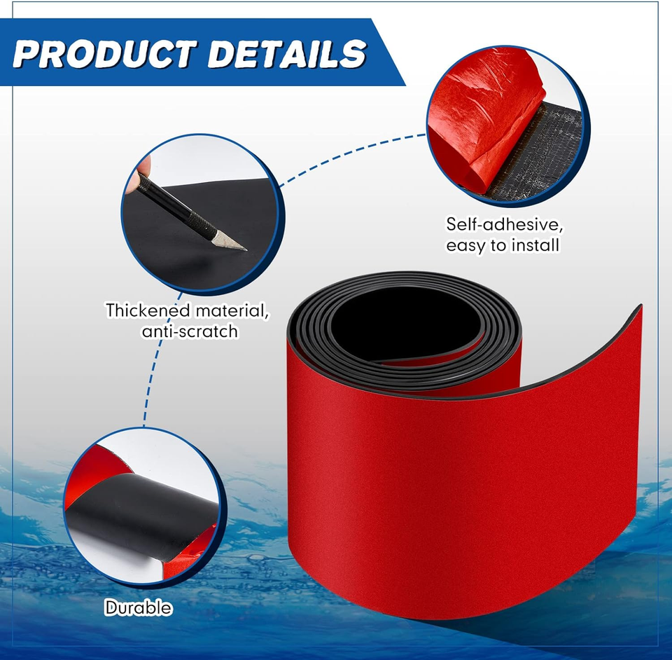 Boat Keel Guard Kayak Repair Patch Fiberglass Repair Kit for Hull DIY