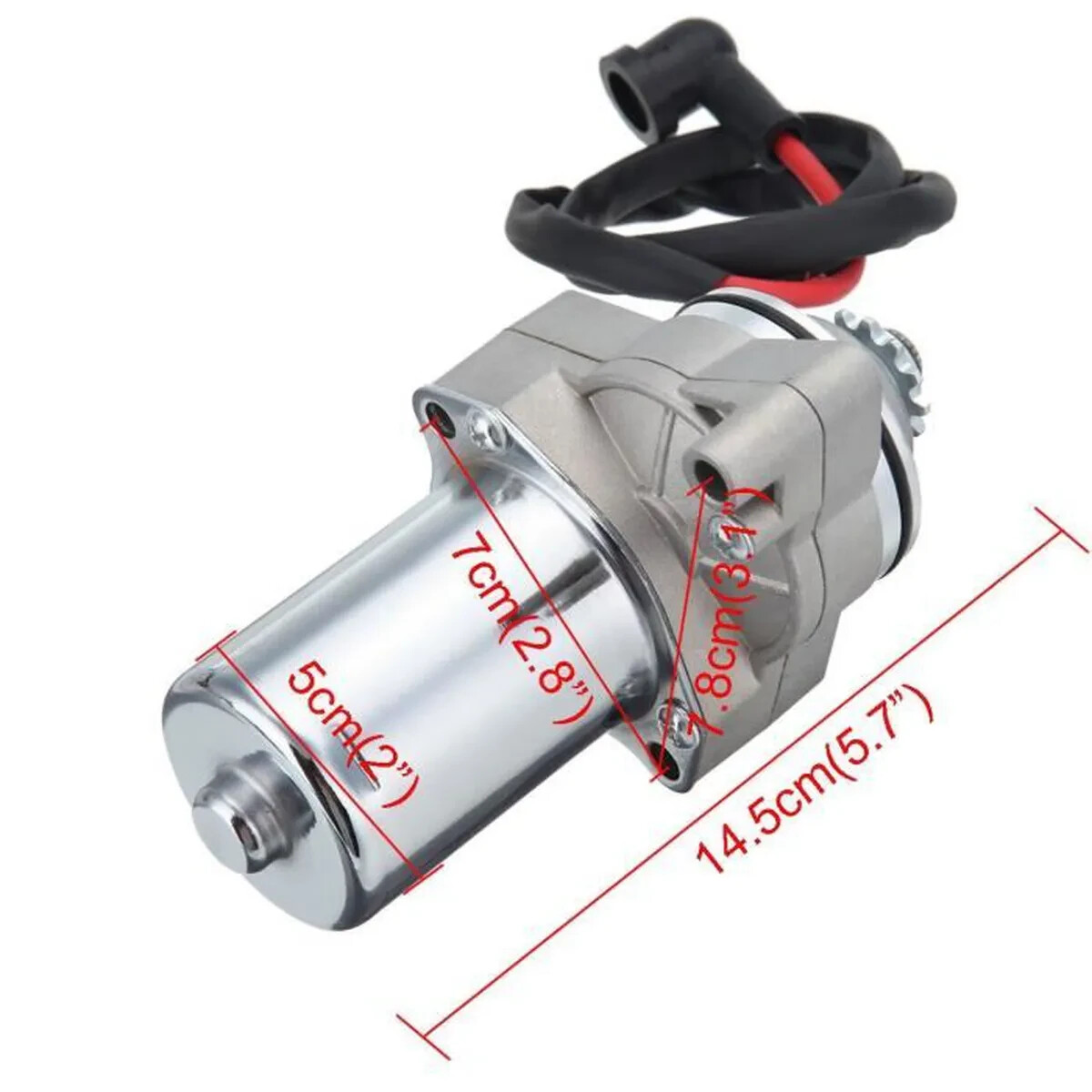 Démarreur 3 goujons électrique 12V indispensable pour restaurer votre mini moto 50cc