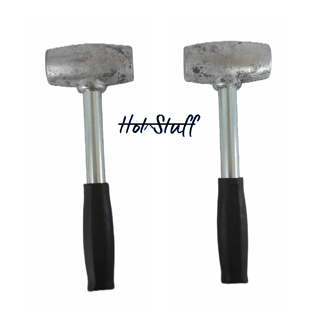 Set of 2 Wire Wheel Knock Off Lead Hammers 4Lbs (1.8 KG) Made In The