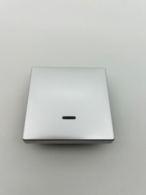 Merten 438060 Artec Fläche Design Kontroll Wippe Kunststoff Aluminium Silber