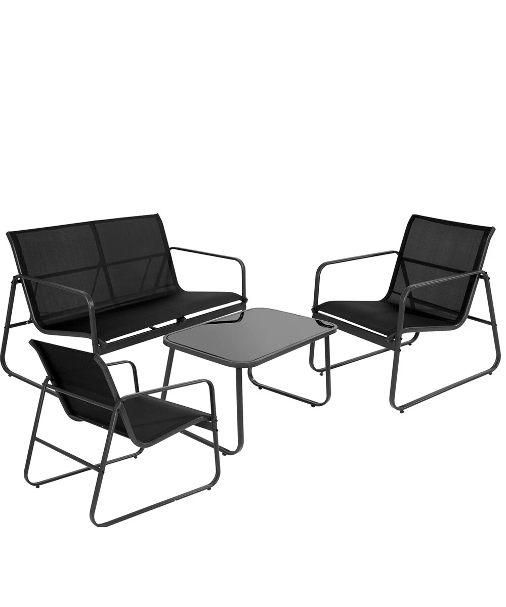 B Grade Seconds Garden Furniture Set 4 Seater Sofa Chairs Table