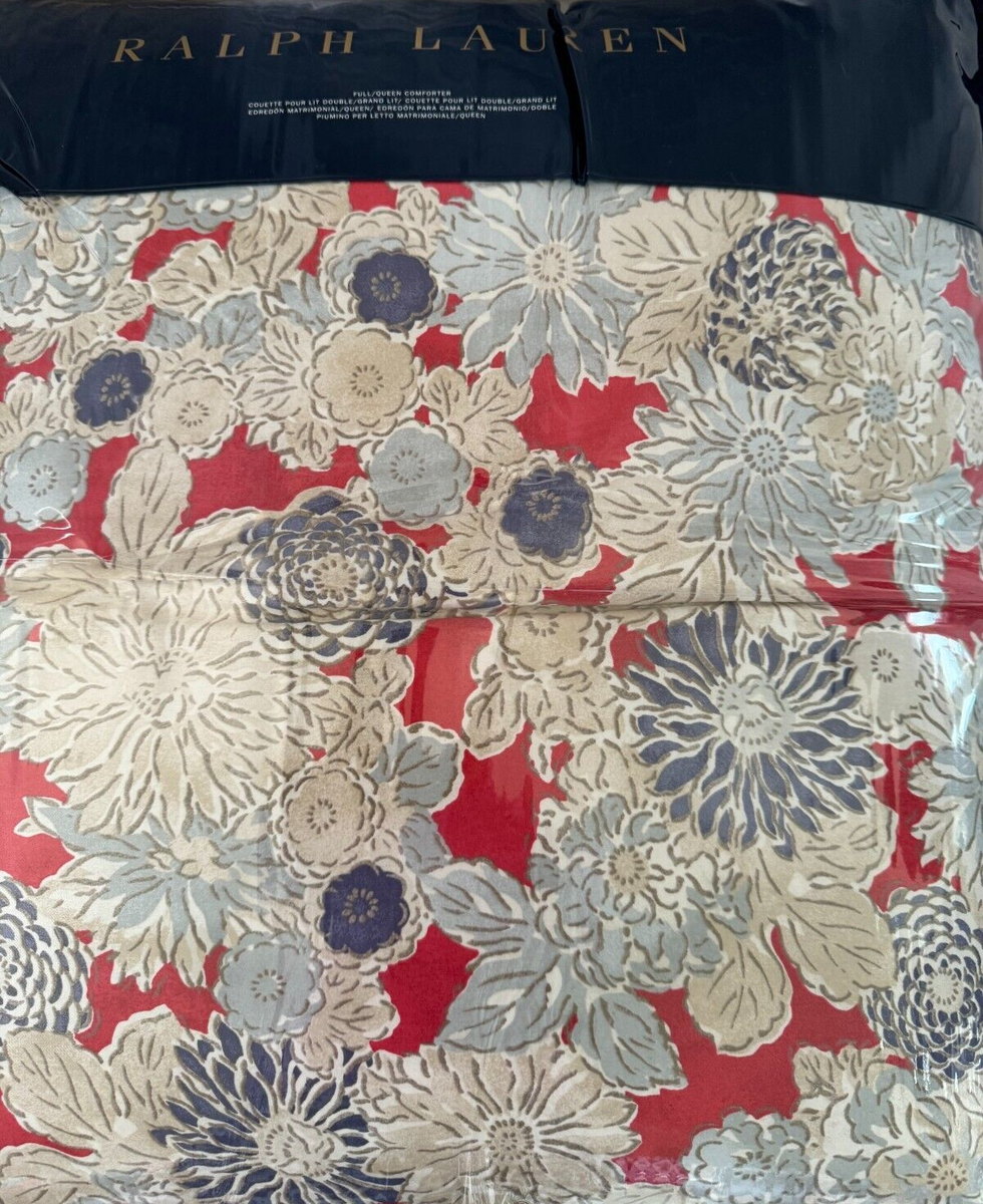 Ralph Lauren Remy Floral Full / Queen Comforter $355 NIP | eBay