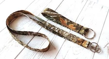 Lanyard Neck Strap ID Badge Holder Keychain RealTree Edge Camo Big & Tall 23" L