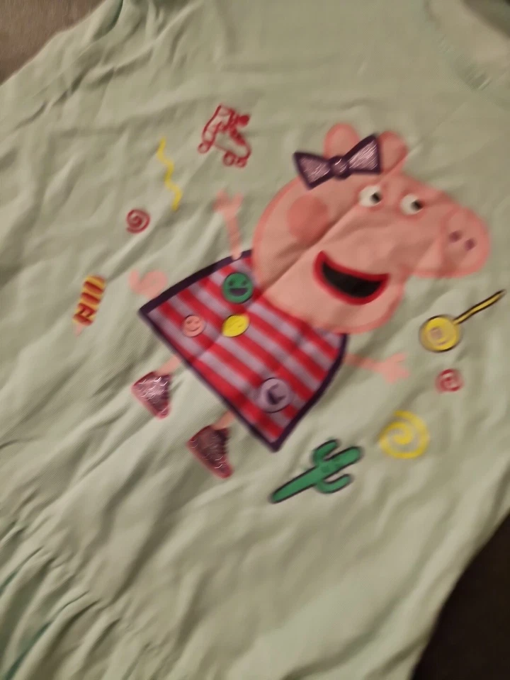 Girls 2-3-4 years Peppa Pig Spanish tunic dress holiday beach clothes next Day - Image 2 of 4