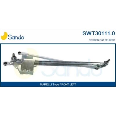 Wischergestänge Sando SWT30111.0 für Fiat Vorne