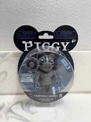 Piggy Friendly Robby 3.5” Series 3 Action Figure Toy Roblox w/DLC ...
