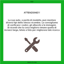 Fiat 500 (2007-2014) vetro anteriore sinistro lato guida verde originale