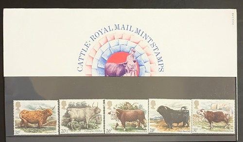 GB-1984 Fine British Cattle Presentation Pack No. 151 SG 1240/44 Cv £4