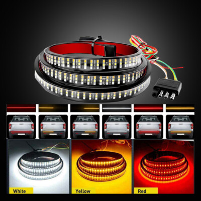 For Dodge Ram 1500 2500 6-Functions 60'' LED Truck Strip Rear Tailgate