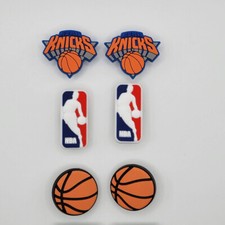 NBA New York Knicks Basketball Team For Crocs Shoe Charms Jibbitz - 6 Pieces