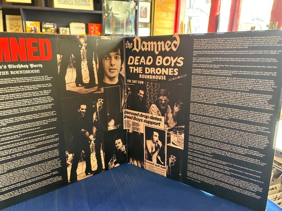 DAMNED LIVE ROUNDHOUSE LETV85LP. ORIGINAL UK LP MINT!! - Photo 3/4