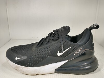 NIKE Air Max 270 Running Shoes Men's Size 13 Black White AH8050-002