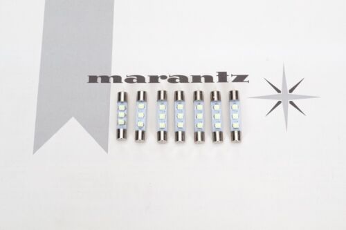 7x Warm White Lamp Fuse LED Bulbs For MARANTZ 2235B 2240 4220 4240 2220B 2225