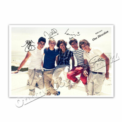 One Direction + Liam Payne, Harry Styles, Zayn Malik ++  Autogrammfoto  ++