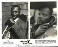 1993 Press Photo Actor Samuel L. Jackson in "Amos & Andrew" Movie - lrp73977