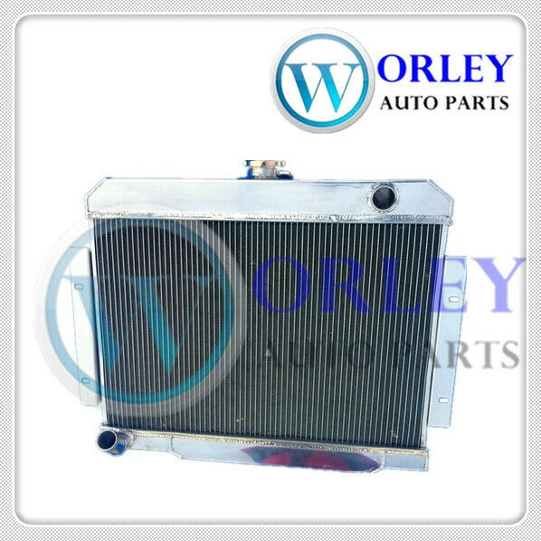 铝制散热器适用于 JEEP CJ5 CJ6 CJ7 Scrambler 3.8/4.2/5.0L 3 行 1972-1986 — 第 2/4 张图片