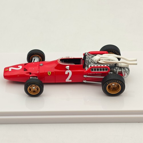 1/43 Tecnomodel Ferrari 312 F1-67 1967 #2 ltaly GP "Chris Amon" Red Resin Model - Picture 8 of 9