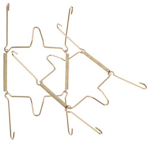 Spring Holder Rack Plating 2 Pcs U-shaped Spring Hook Wall Plate Display for Holders Displaying ...