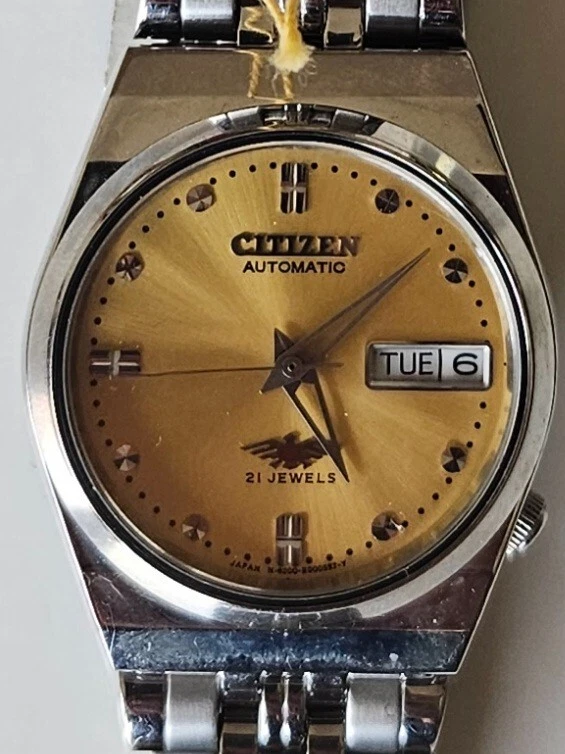 21 Eagle Citizen Watch 21 Jewels Automatic Rare eBay