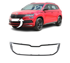FOR SKODA KAROQ 18 - 22 FRONT CENTER GRILLE MOLDING TRIM GLOSSY BLACK 57A853761A