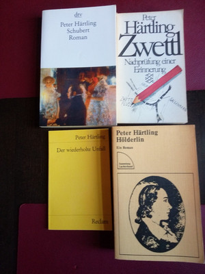 Büchersammlung  peter Härtling  4 Bde