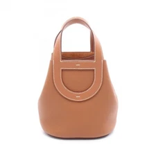HERMES in the loop 18 Handbag W Taurillon Clemence Swift leather Gold Used GHW