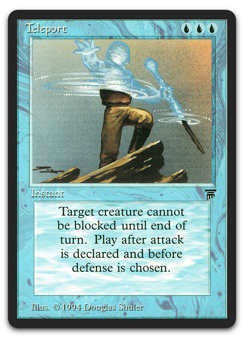 Teleport (LP) Legends LEG Magic MTG